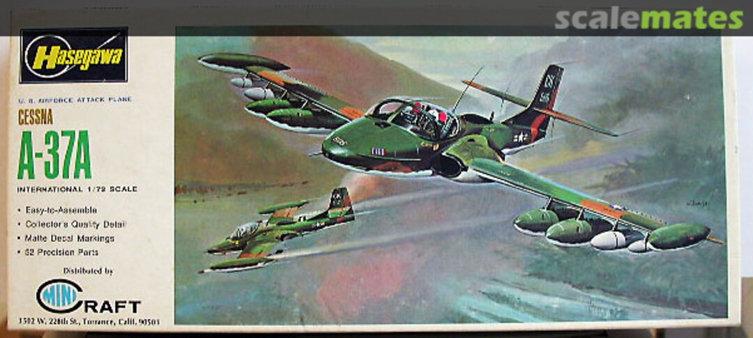 Boxart Cessna A-37A JS-036:200 Minicraft Hasegawa Boxart Cessna A-37A JS-036:200 Minicraft Hasegawa