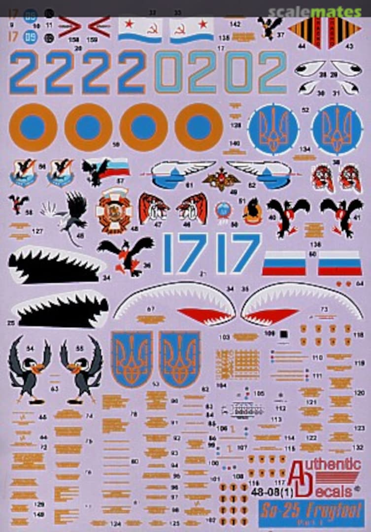 Boxart Su-25 Frogfoot 48-08 Authentic Decals Boxart Su-25 Frogfoot 48-08 Authentic Decals
