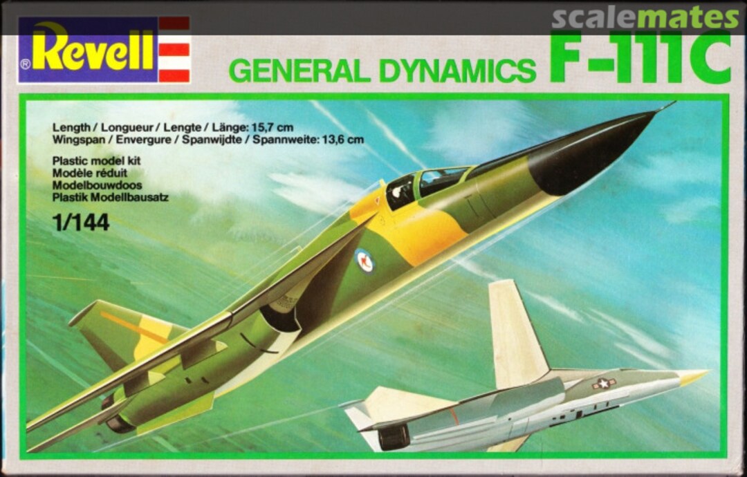 Boxart General Dynamics F-111C 4003 Revell Boxart General Dynamics F-111C 4003 Revell