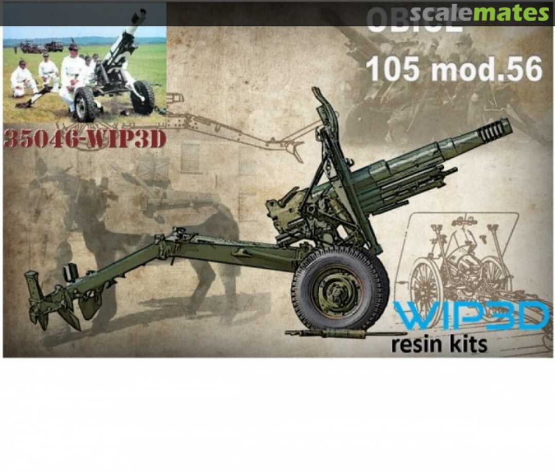 Boxart Howitzer 105/14 mod.56 35046-WIP3D WIP3D Boxart Howitzer 105/14 mod.56 35046-WIP3D WIP3D