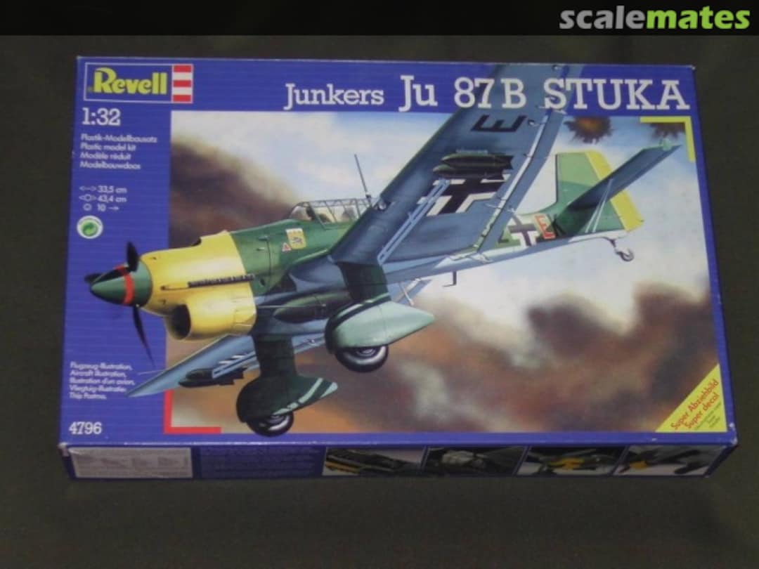 Boxart Junkers Ju 87 B Stuka 4796 Revell Boxart Junkers Ju 87 B Stuka 4796 Revell
