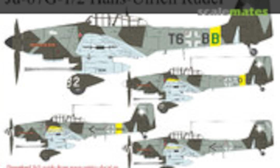 1:32 Ju-87G-1/2 Hans Ulrich Rudel with stencils, FFA (removable film) (UpRise Decal UR32261) UR32261