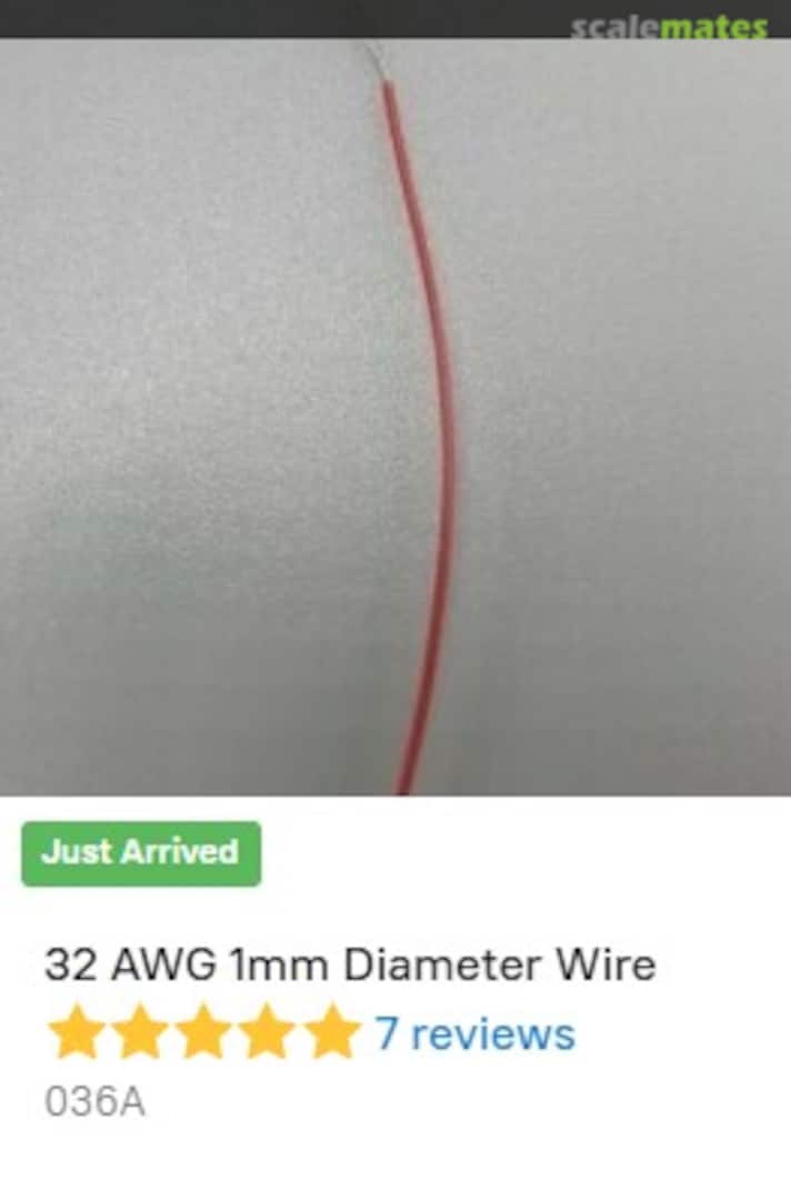 Boxart 32 AWG 1mm Diameter Wire 036A Model Modz