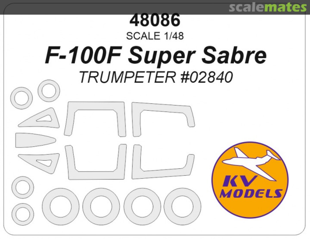 Boxart F-100F Super Sabre 48086 KV Models