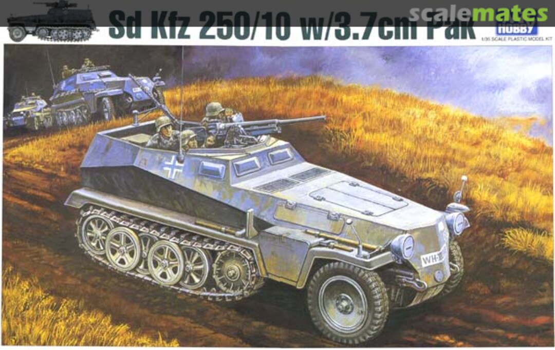 Boxart Sd.Kfz. 250/10 Ausf. A G-745 Gunze Sangyo Boxart Sd.Kfz. 250/10 Ausf. A G-745 Gunze Sangyo