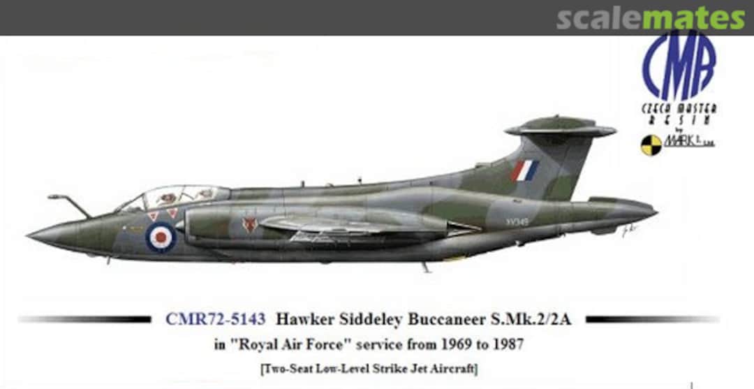 Boxart Hawker Siddeley Buccaneer S.Mk.2/2A CMR72-5143 CMR Boxart Hawker Siddeley Buccaneer S.Mk.2/2A CMR72-5143 CMR