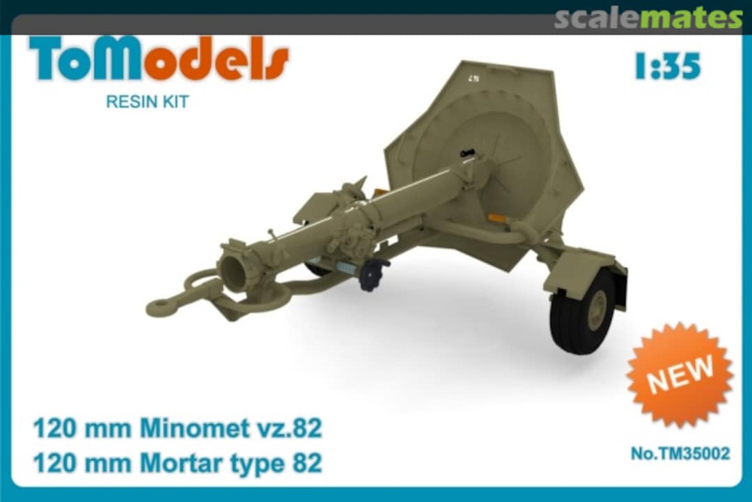 Boxart 120 mm Mortar type 82 TM35002 ToModels