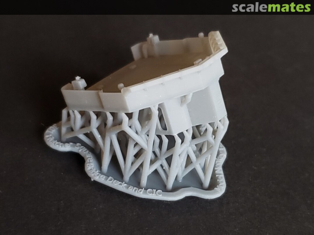 Boxart Fletcher Class "Square Bridge" Deck and CIC 301-Flet.BrdgeDeck Model Monkey Boxart Fletcher Class "Square Bridge" Deck and CIC 301-Flet.BrdgeDeck Model Monkey