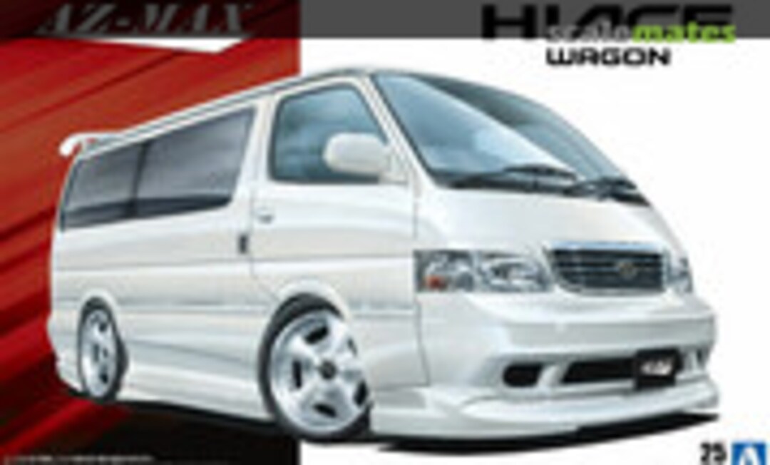 1:24 Az-max KZH100 Hiace '99 Toyota (Aoshima 053560) 053560