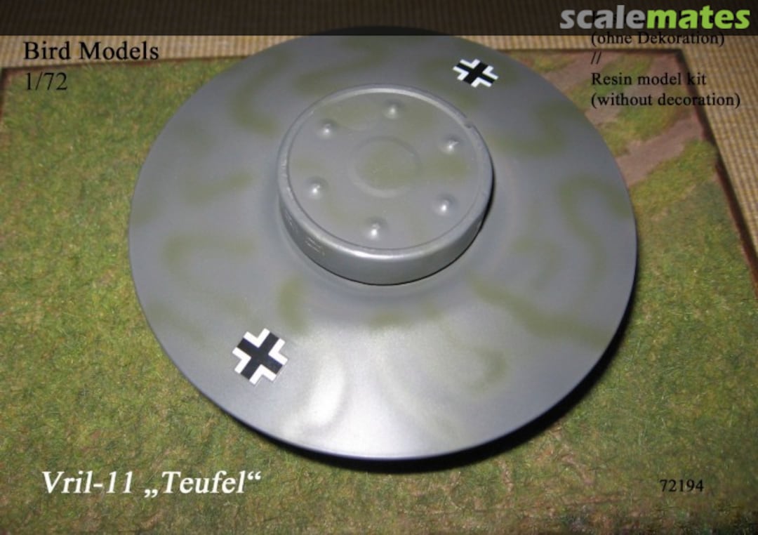 Boxart Flugscheibe Vril-11 "Teufel" 72194 Bird Models Boxart Flugscheibe Vril-11 "Teufel" 72194 Bird Models