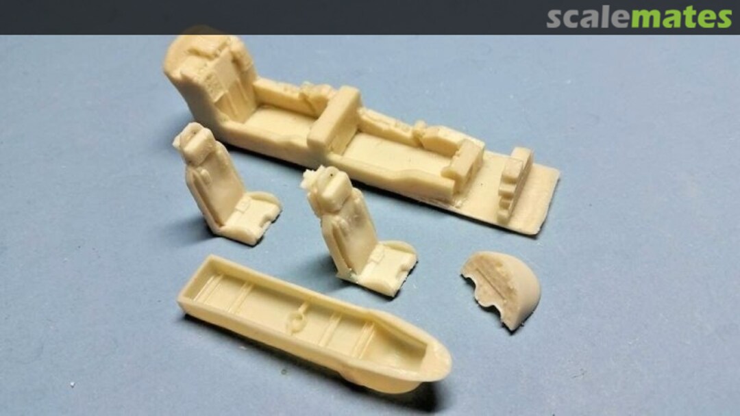 Boxart OV-10A Interior with nose wheel well Hypercat Resin Boxart OV-10A Interior with nose wheel well Hypercat Resin