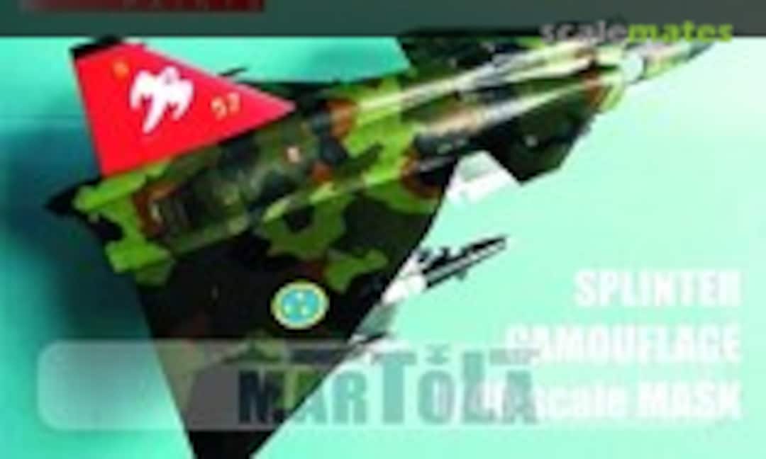 1:48 AJ-37 Viggen - Splinter Camouflage Mask (Bilmodel Makers M48001) M48001