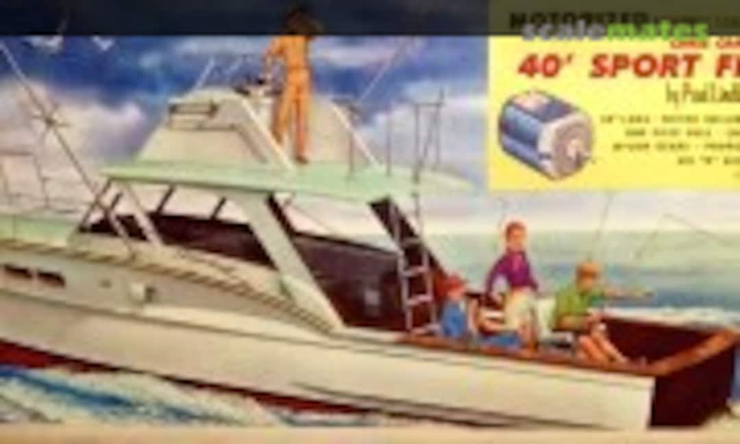 1:16 Chris Craft 40' Sport Fisherman (Lindberg 811) 811