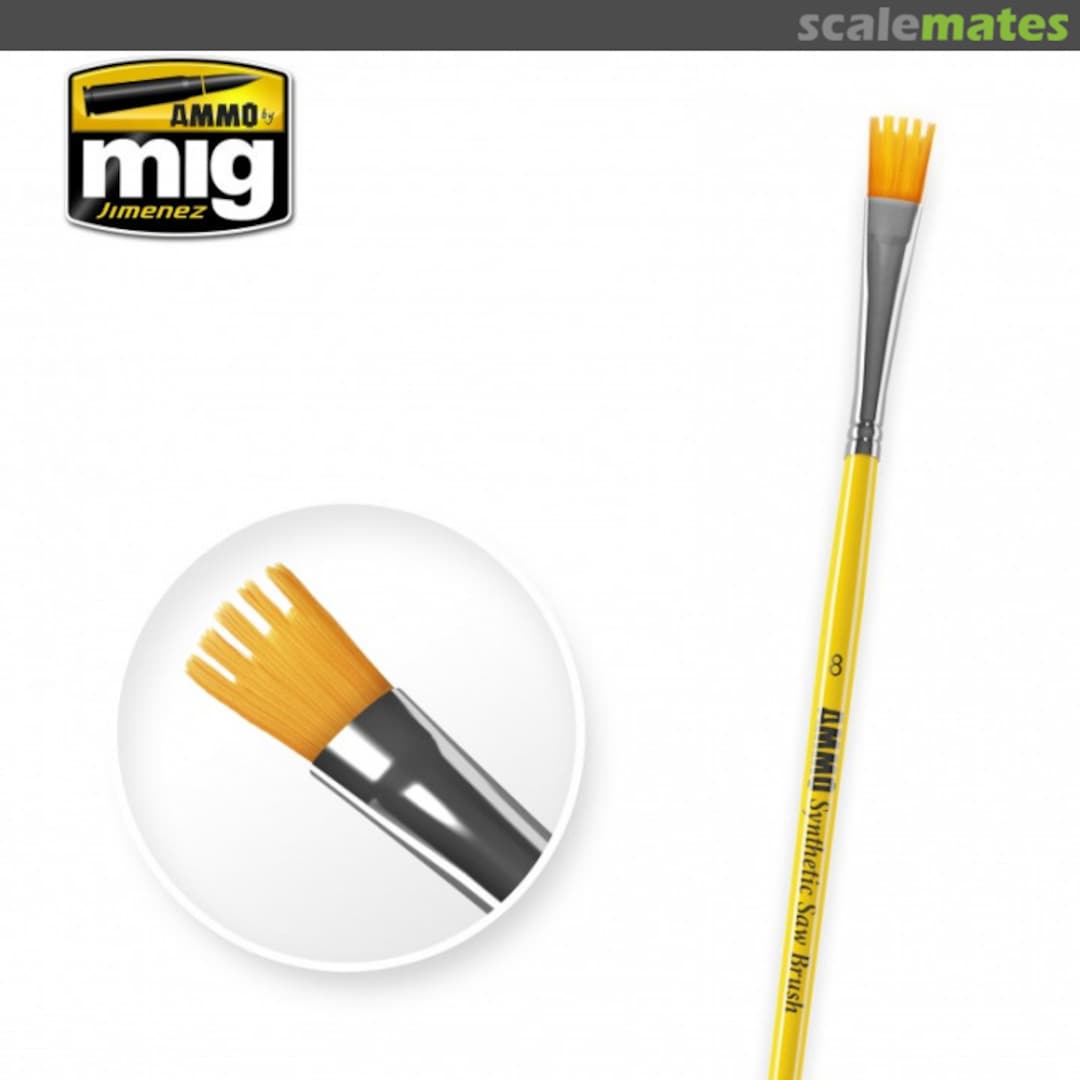 Boxart Synthetic Brushes - Saw 8 A.MIG-8585 Ammo by Mig Jimenez