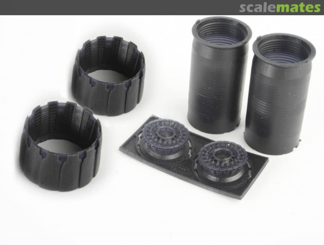 Boxart F-14 A PLUS/D GE Exhaust Nozzle & After Burner Set (Opened) MA-48025 KA Models Boxart F-14 A PLUS/D GE Exhaust Nozzle & After Burner Set (Opened) MA-48025 KA Models