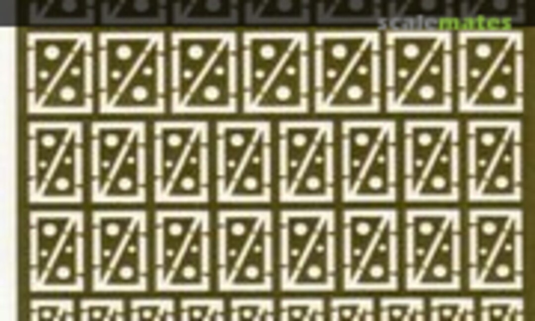 1:350 Warship triangular perforated gussets - 1 (North Star NSA350009) NSA350009