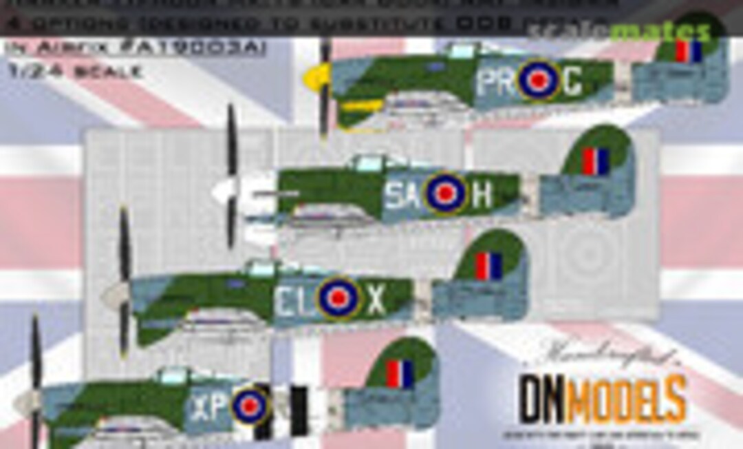 1:24 Hawker Typhoon Mk.Ib Numbers & Insignia (DN Models 24/827-004) 24/827-004