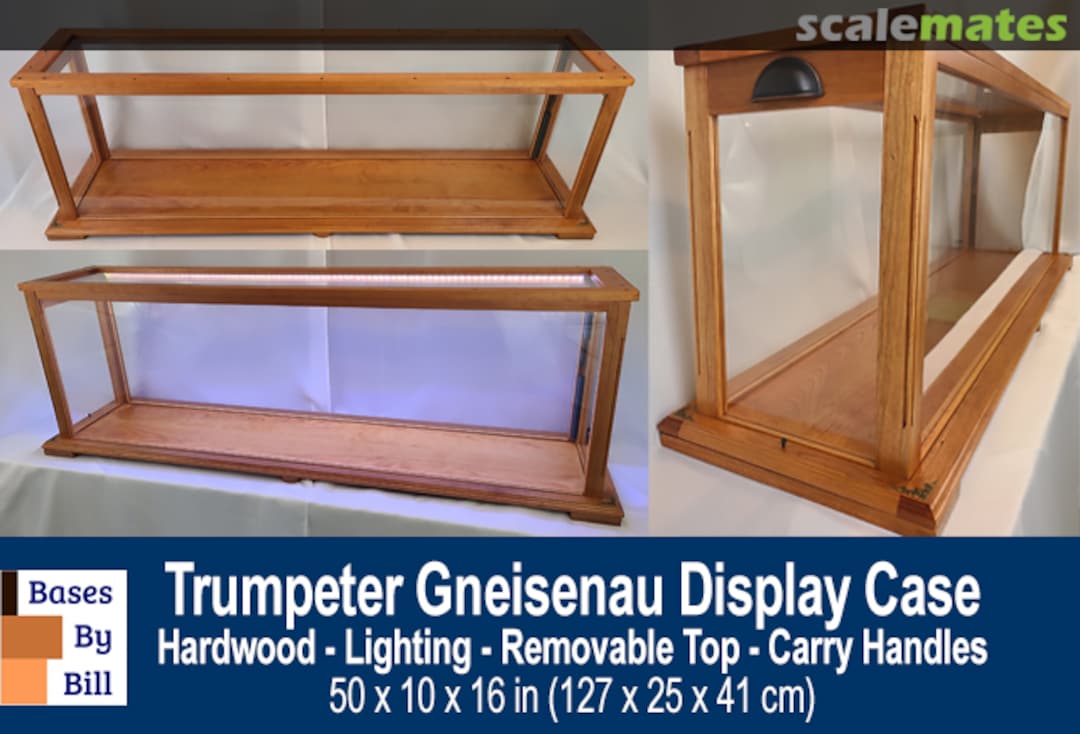 Boxart Display Case for 1/200 Trumpeter Gneisenau CTGDC54-2022 Bases by Bill Boxart Display Case for 1/200 Trumpeter Gneisenau CTGDC54-2022 Bases by Bill