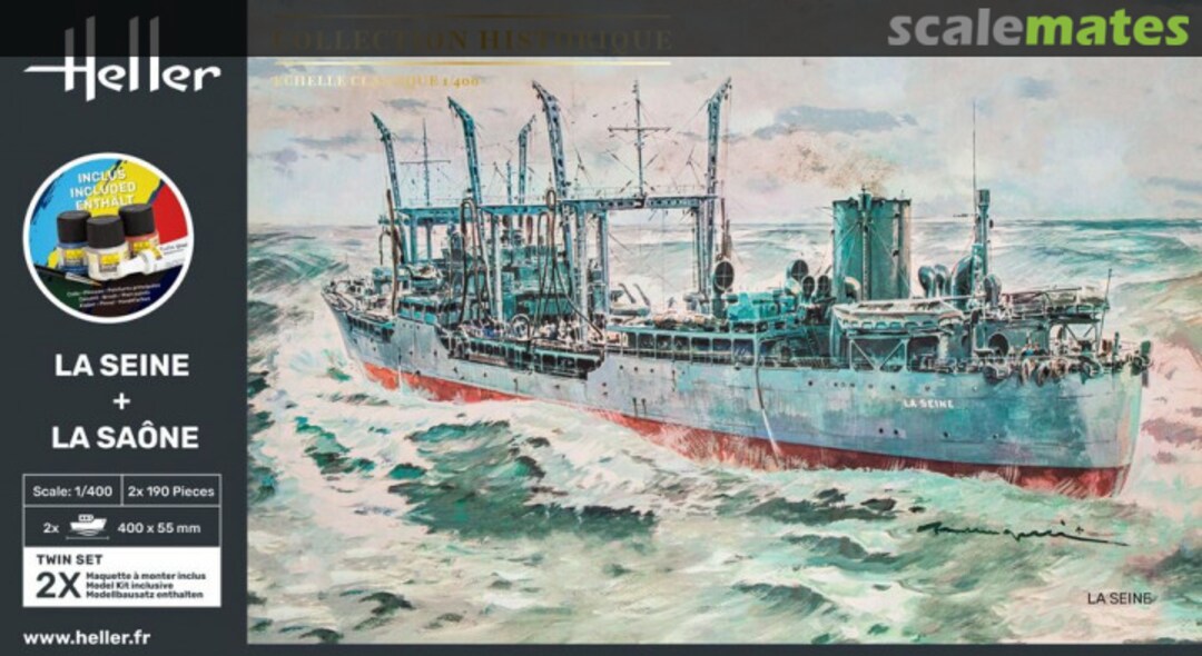 Boxart La Seine + La Saône 55050 Heller Boxart La Seine + La Saône 55050 Heller