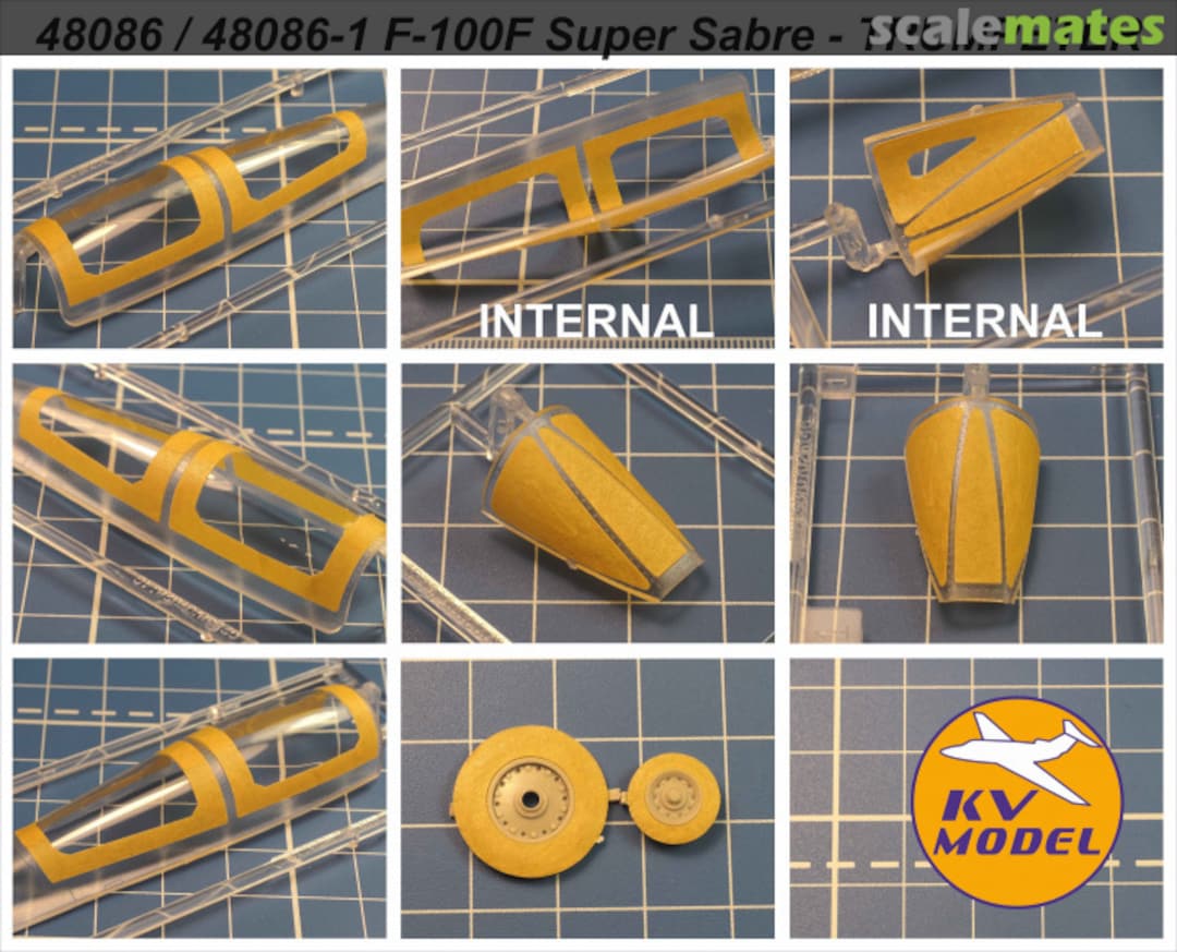 Contents F-100F Super Sabre (Double sided masks) 48086-1 KV Models Contents F-100F Super Sabre (Double sided masks) 48086-1 KV Models