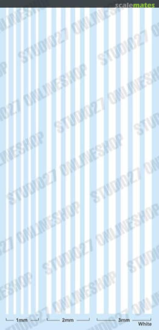 Boxart Line Decal: White ST27-FP0044 Studio27 Boxart Line Decal: White ST27-FP0044 Studio27