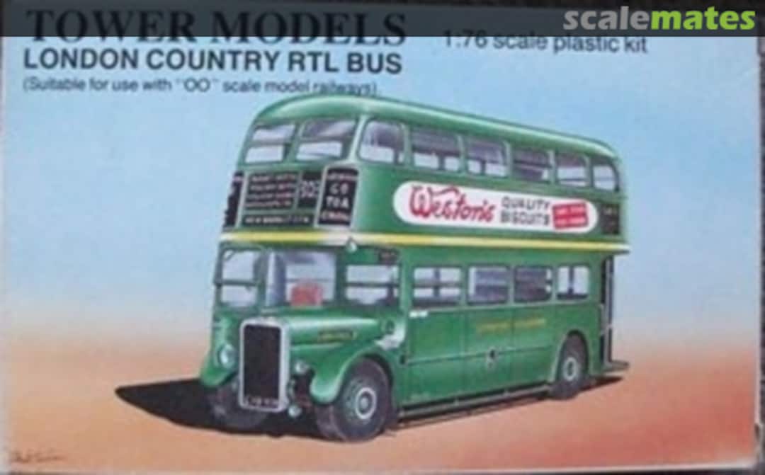 Boxart London Country RTL Bus TB7 Tower Models