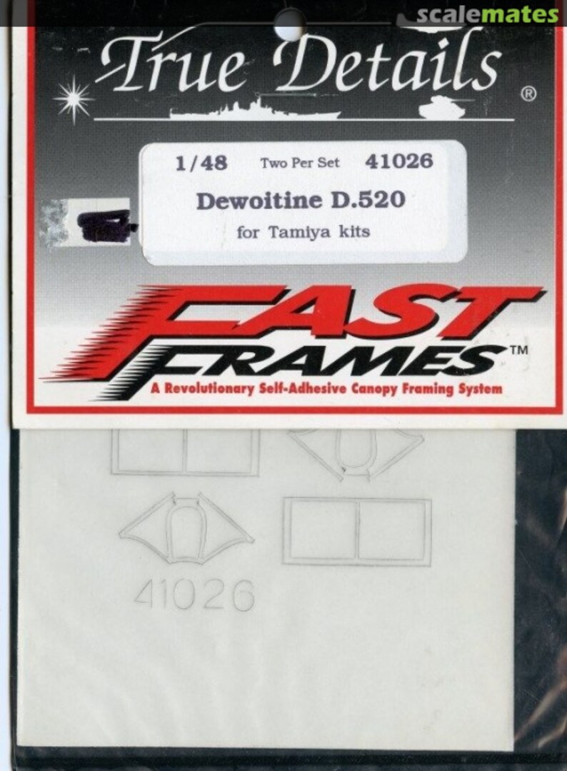 Boxart Dewoitine D.520 41026 True Details Boxart Dewoitine D.520 41026 True Details