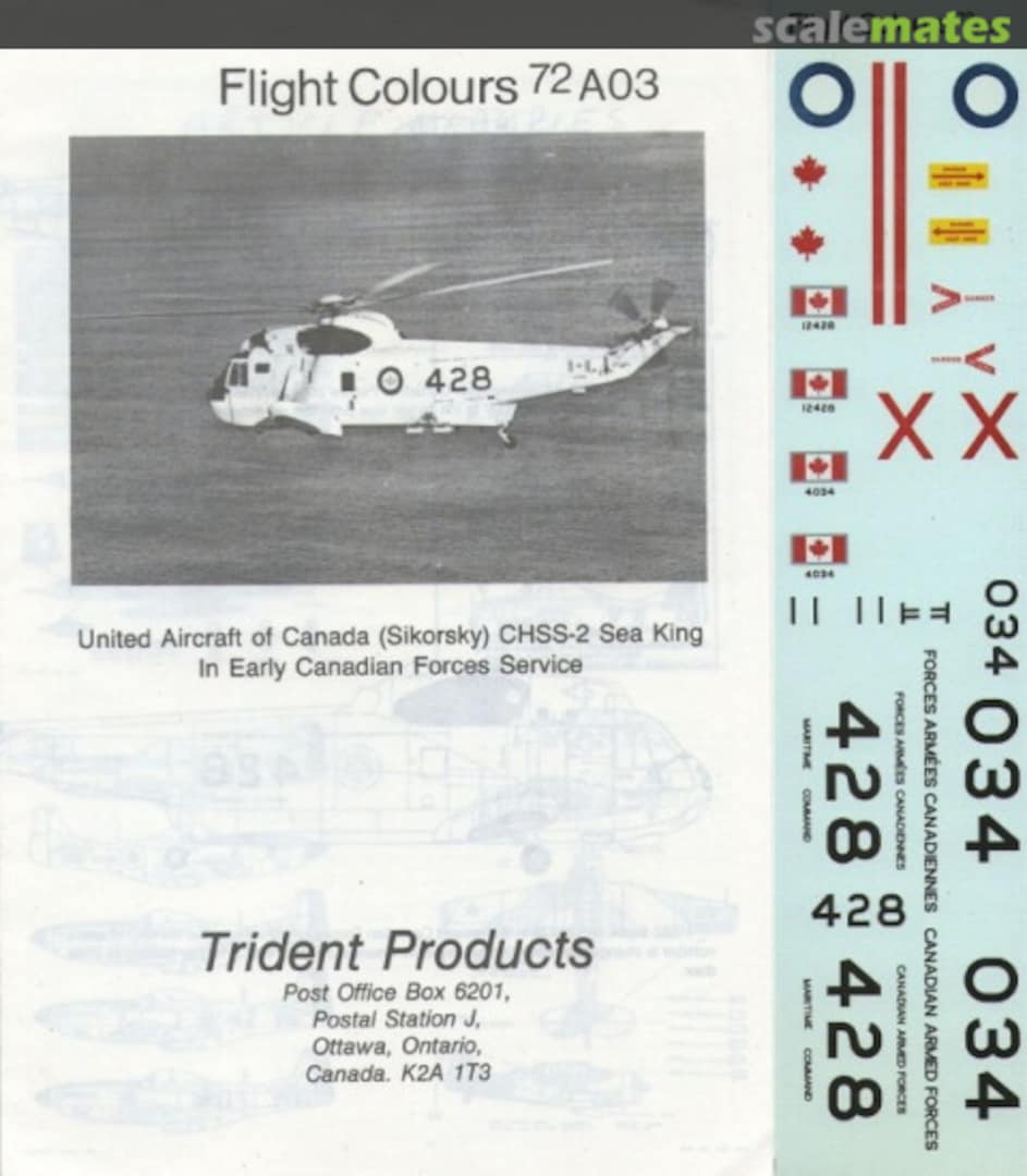 Boxart CHSS-2 Sea King 72A03 Flight Colours Boxart CHSS-2 Sea King 72A03 Flight Colours