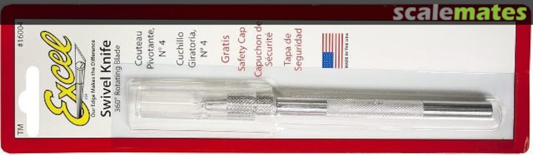 Boxart K4 Swivel Knife w/ Safety Cap 16004 Excel Boxart K4 Swivel Knife w/ Safety Cap 16004 Excel