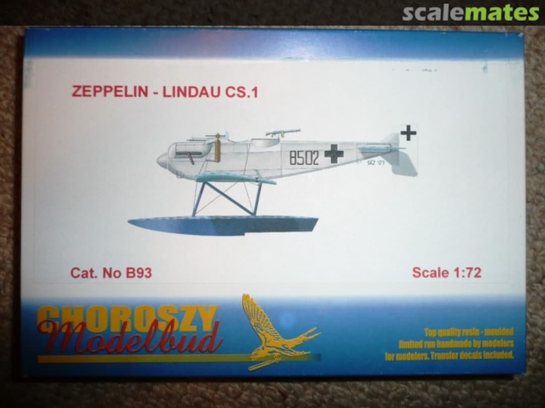 Boxart Zeppelin - Lindau CS.1 B93 Choroszy Modelbud Boxart Zeppelin - Lindau CS.1 B93 Choroszy Modelbud