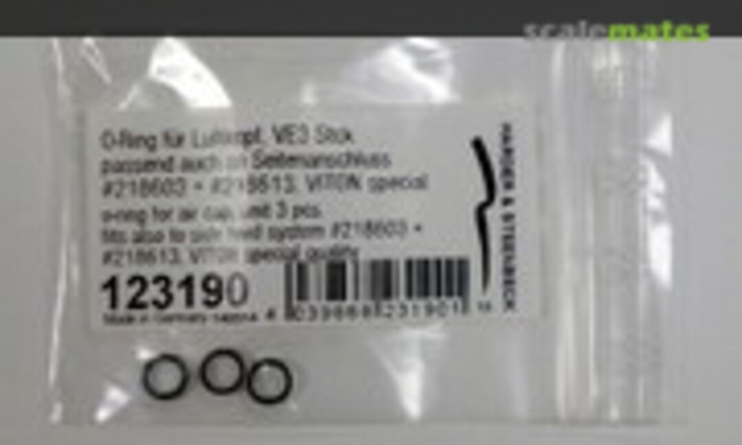 No O-ring for air cap (Harder & Steenbeck 123190) 123190