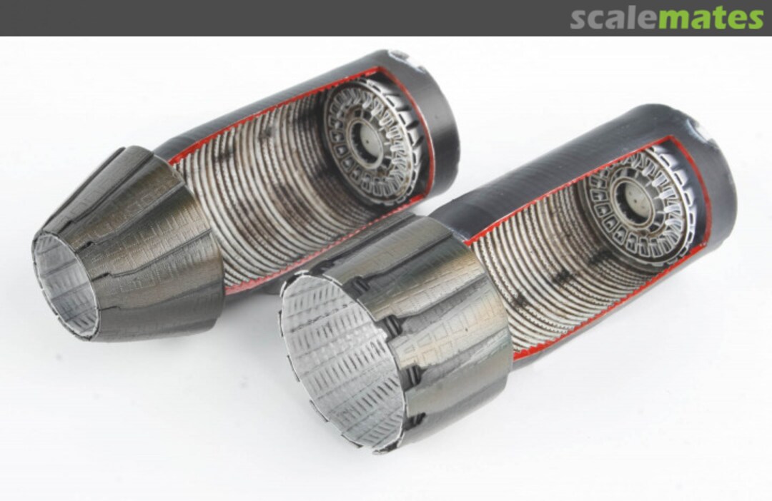 Boxart F-14 A PLUS/D GE Exhaust Nozzle & After Burner Set (Varied) MA-48026 KA Models Boxart F-14 A PLUS/D GE Exhaust Nozzle & After Burner Set (Varied) MA-48026 KA Models