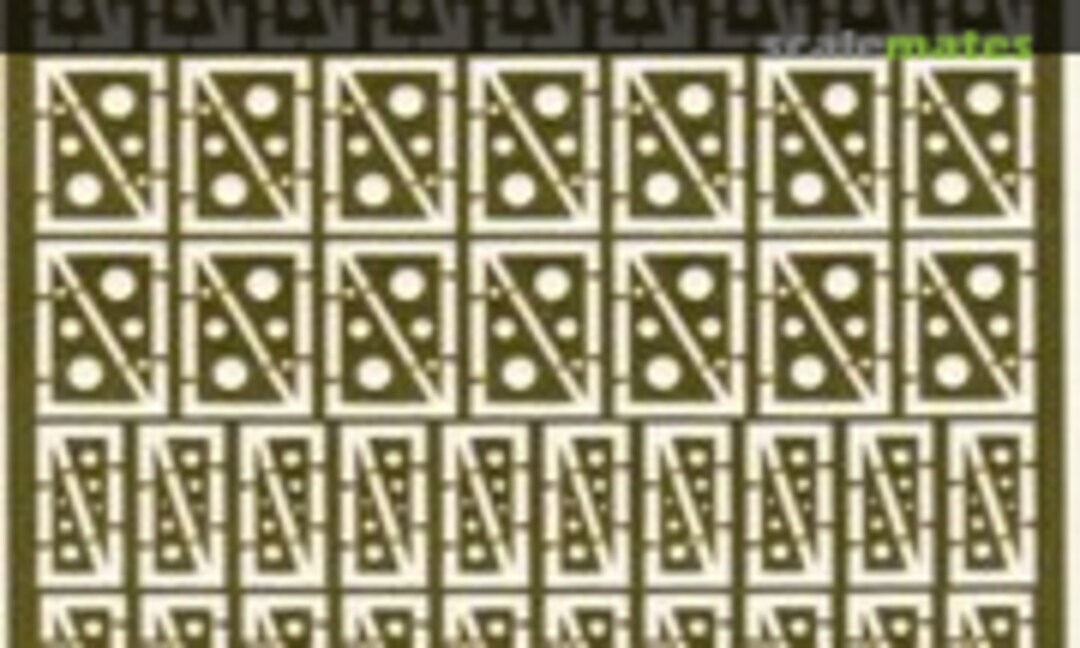 1:350 Warship triangular perforated gussets - 2 (North Star NSA350010) NSA350010