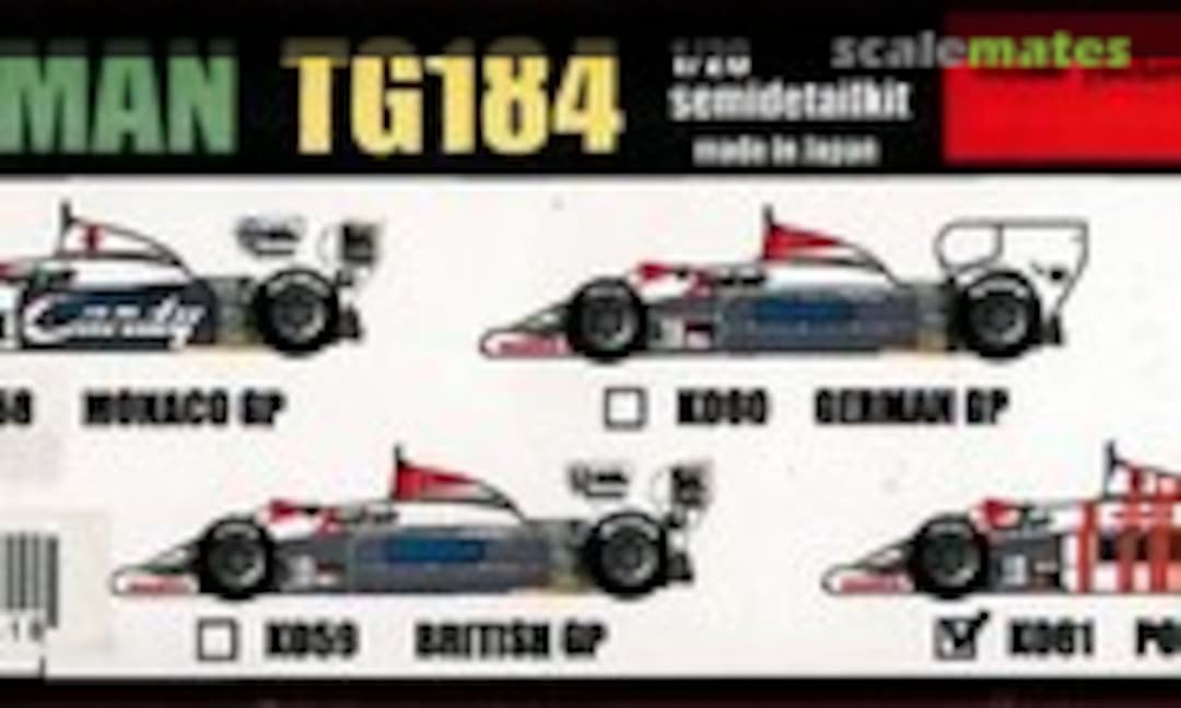 Toleman TG184 (Model Factory Hiro K-061)