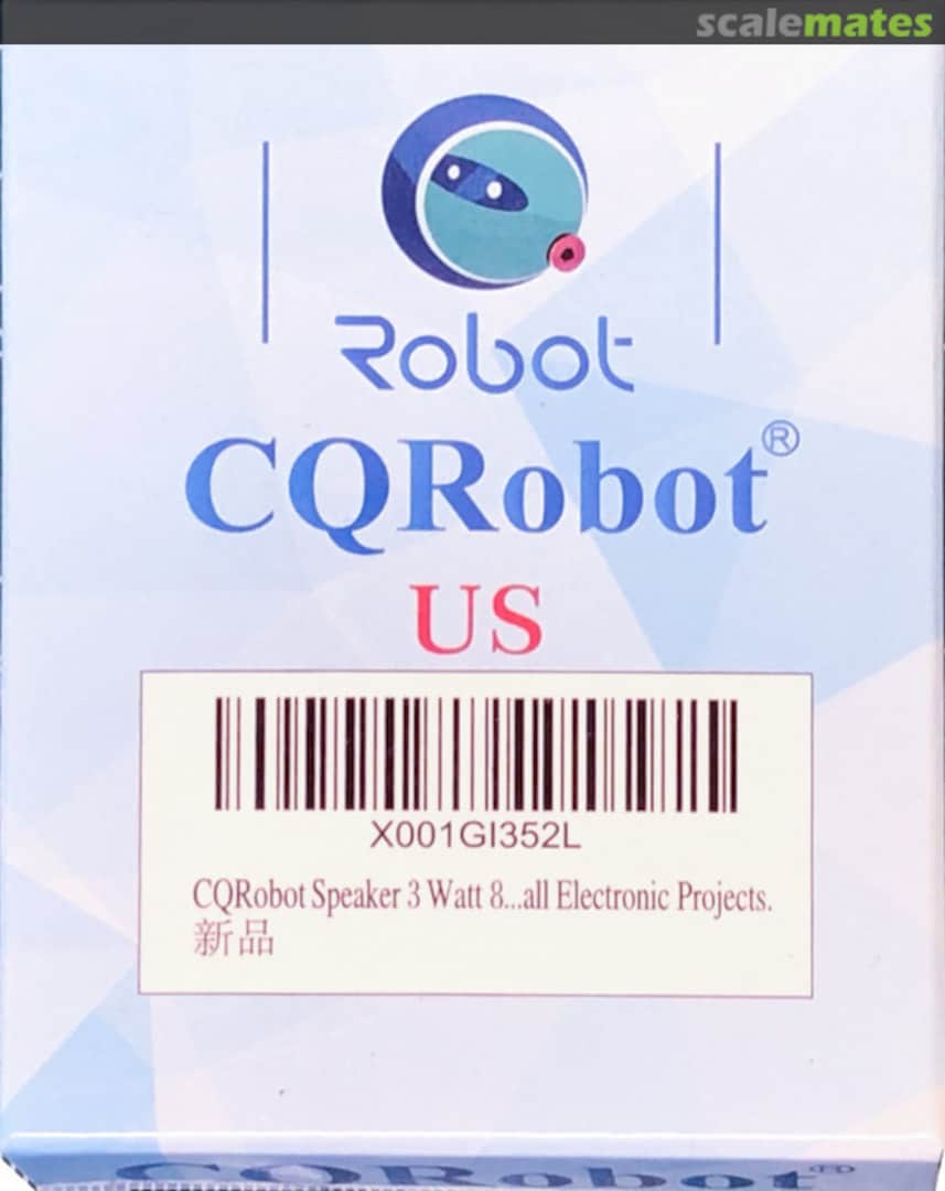 Boxart Speaker 3 Watt 8 Ohm CQRANQI0007US CQRobot Boxart Speaker 3 Watt 8 Ohm CQRANQI0007US CQRobot