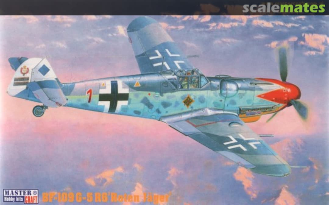 Boxart Bf-109 G-5 R6 'Roten Jäger' C-108 MasterCraft Boxart Bf-109 G-5 R6 'Roten Jäger' C-108 MasterCraft