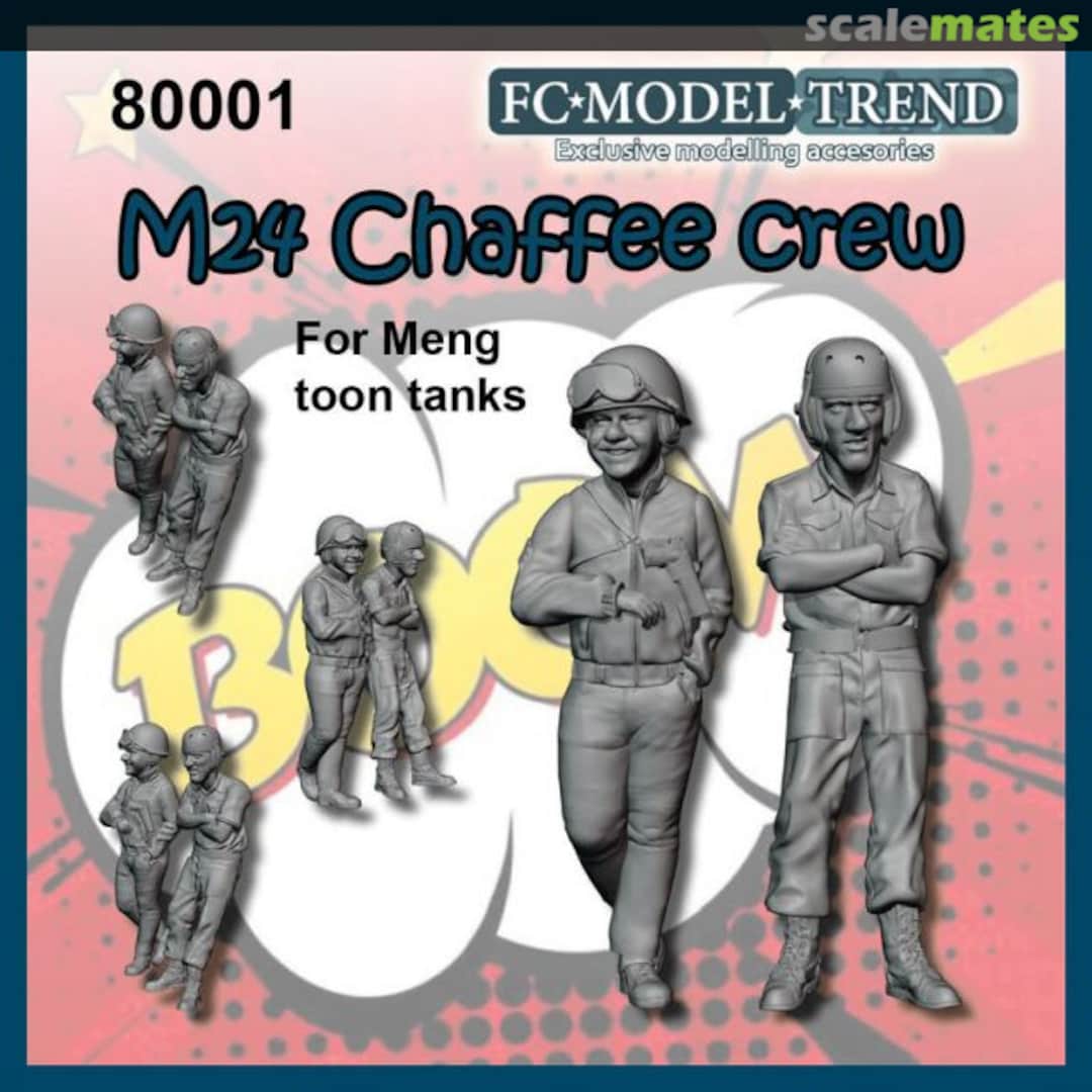 Boxart M24 Chaffee crew 80001 FC Model Trend Boxart M24 Chaffee crew 80001 FC Model Trend