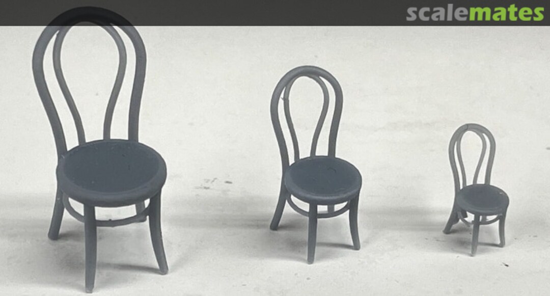 Boxart Thonet type chair - 3 pieces 72110201 EMP3d Boxart Thonet type chair - 3 pieces 72110201 EMP3d