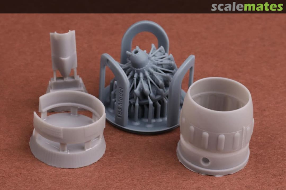 Boxart Bloch MB.151 C.1/ MB. 152 Early engine & cowling 72075 SBS Model Boxart Bloch MB.151 C.1/ MB. 152 Early engine & cowling 72075 SBS Model