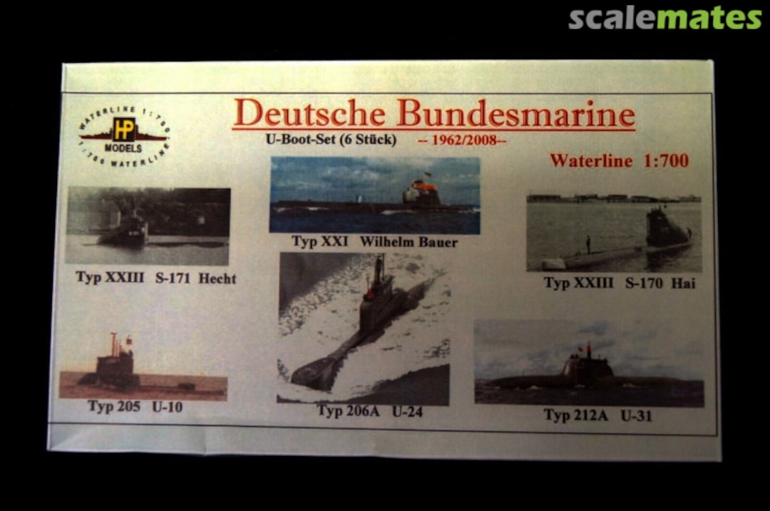 Boxart U-Boot-Set (6 Stuck) MN-BRD-013 HP-Models Boxart U-Boot-Set (6 Stuck) MN-BRD-013 HP-Models