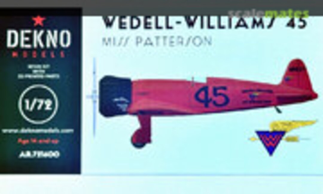1:72 Wedell-Williams 45 (Dekno Models AR.721600) AR.721600