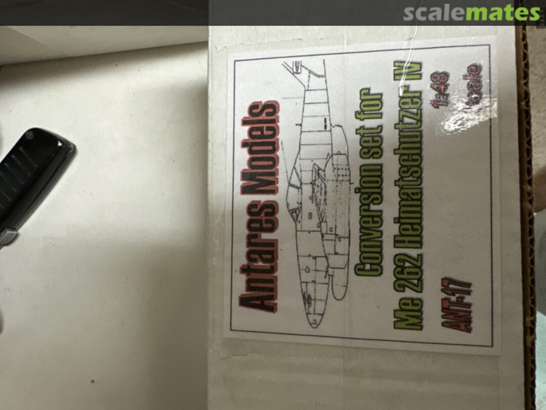 Boxart Conversion set for Me 262 C3 Heimatschutzer IV ANT-17 Antares Models Boxart Conversion set for Me 262 C3 Heimatschutzer IV ANT-17 Antares Models