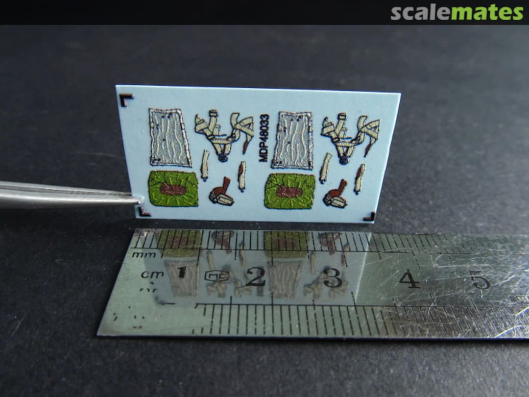 Boxart Luftwaffe WWII Aircrew Parachutes MDP48033 Metallic Details Boxart Luftwaffe WWII Aircrew Parachutes MDP48033 Metallic Details