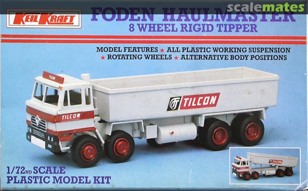 Boxart Foden Haulmaster 8 Wheel Rigid Tipper K310 Keil Kraft Boxart Foden Haulmaster 8 Wheel Rigid Tipper K310 Keil Kraft