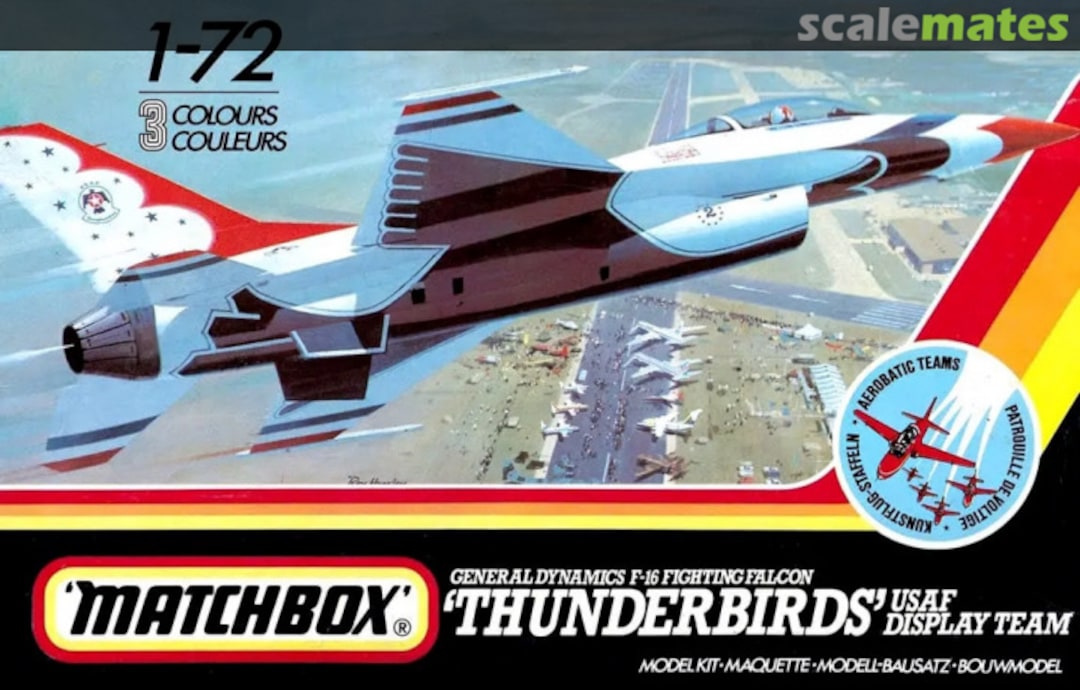 Boxart 'Thunderbirds' USAF Display Team PK-122 Matchbox Boxart 'Thunderbirds' USAF Display Team PK-122 Matchbox
