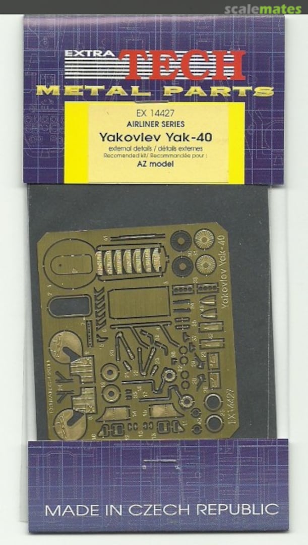 Boxart Yakovlev Yak-40 EX 14427 Extratech Boxart Yakovlev Yak-40 EX 14427 Extratech