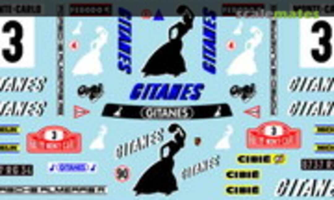 1:24 Porsche 911SC 1978 Monte Decal (for Tamiya) (Museum collection DC-744) DC-744