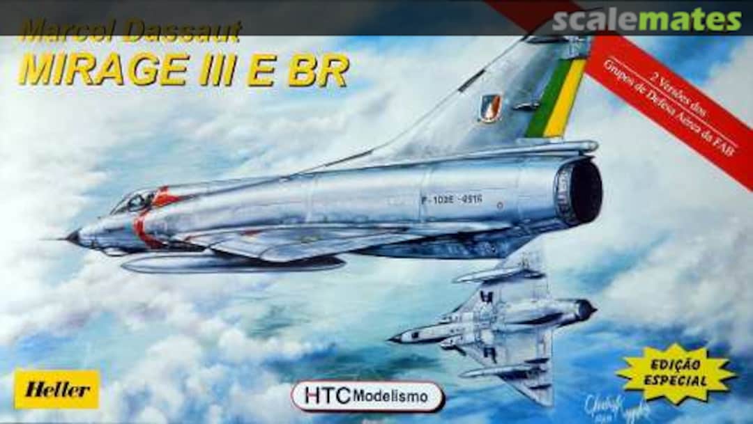 Boxart Marcel Dassaut Mirage III E BR 72003 Heller HTC Boxart Marcel Dassaut Mirage III E BR 72003 Heller HTC