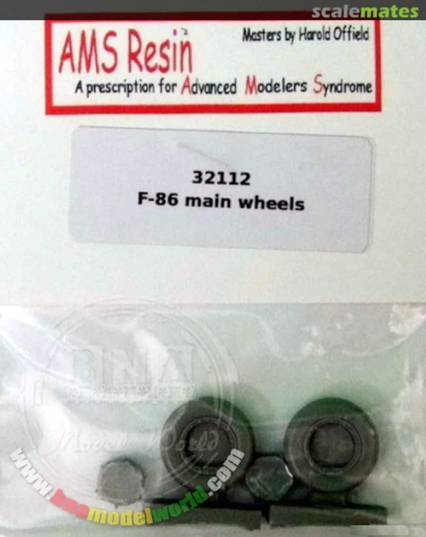 Boxart F-86 Sabre Main Wheels 32112 AMS Resin Boxart F-86 Sabre Main Wheels 32112 AMS Resin
