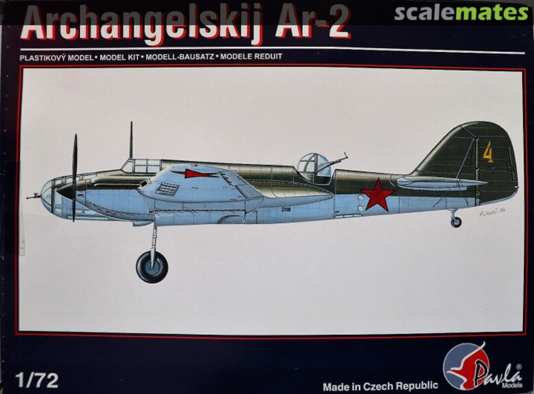 Boxart Archangelskij Ar-2 72011 Pavla Models